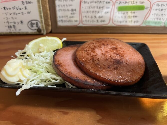 楽亀 ハムステーキ