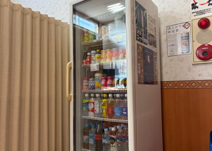 アクアプレイス旭 休憩スペース 冷蔵庫 ドリンク