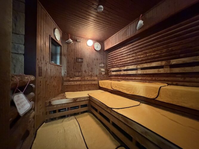 アクアプレイス旭 女湯ロッキーサウナ 内観