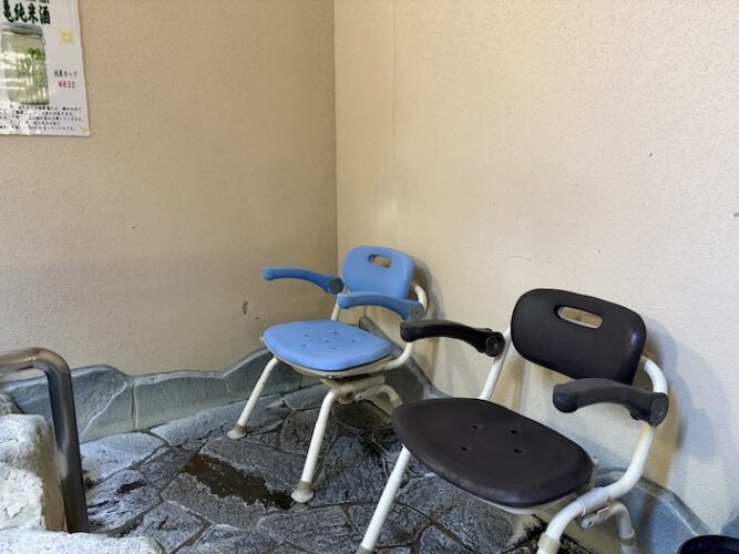 東上野 寿湯　女湯　シャワーチェア