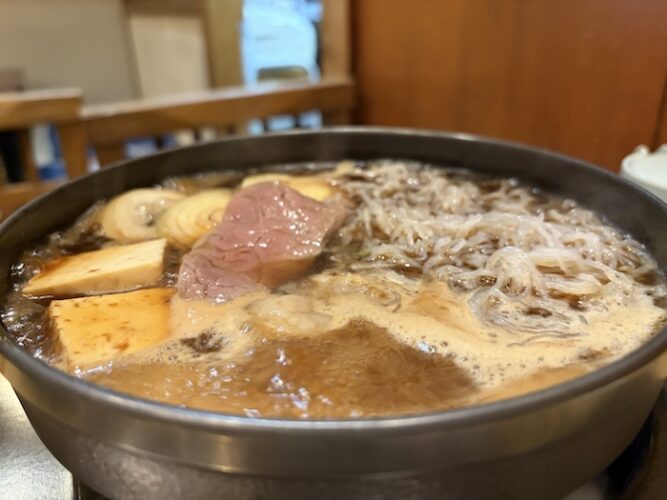 浅草 鶴の湯 あつみや 桜鍋