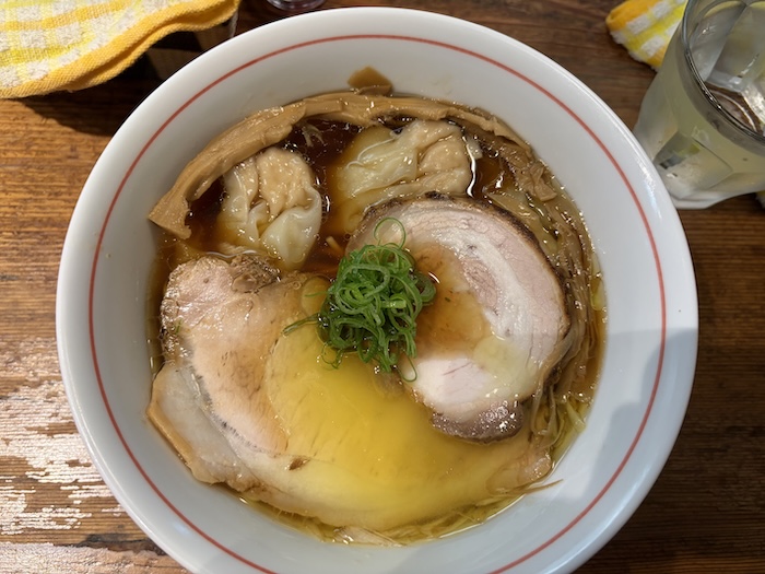 湯どんぶり栄湯サウナ飯 トイボックス 醤油ラーメン